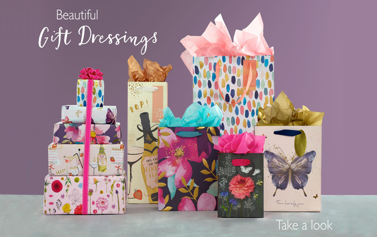 Gift wrap and dressings